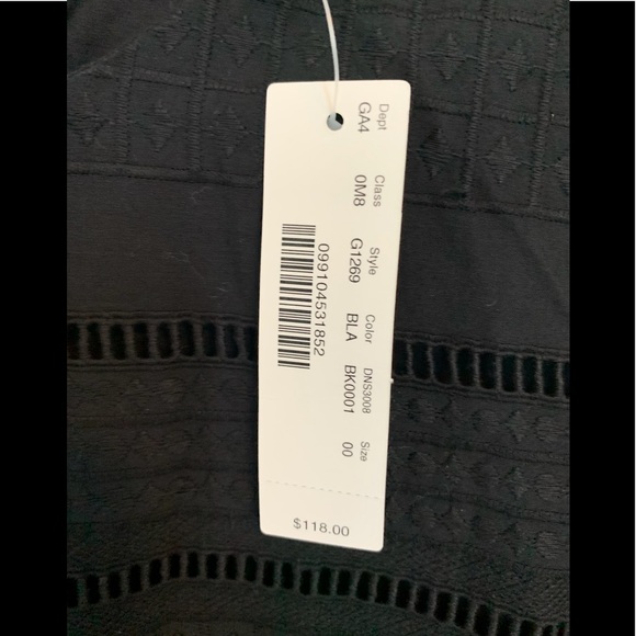 J CREW Black Bell Sleeve Dress 00 NWT Retail $118 - Picture 2 of 7